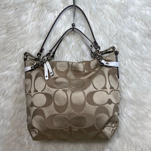 Coach Brooke Signature Sateen Shoulder Bag - Picture 1 of 10
